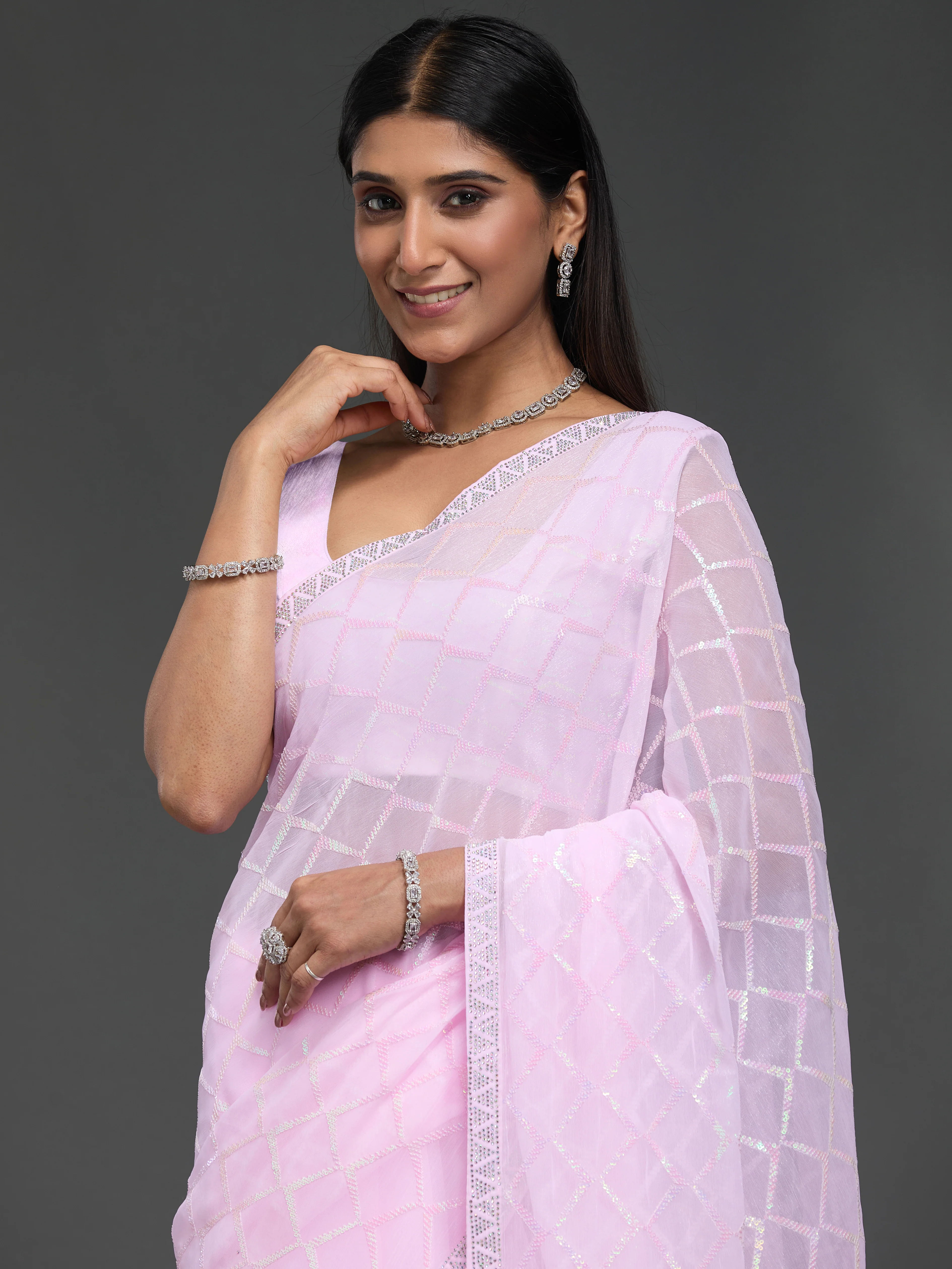 Glittering Diamonds - Baby Pink - Image 4