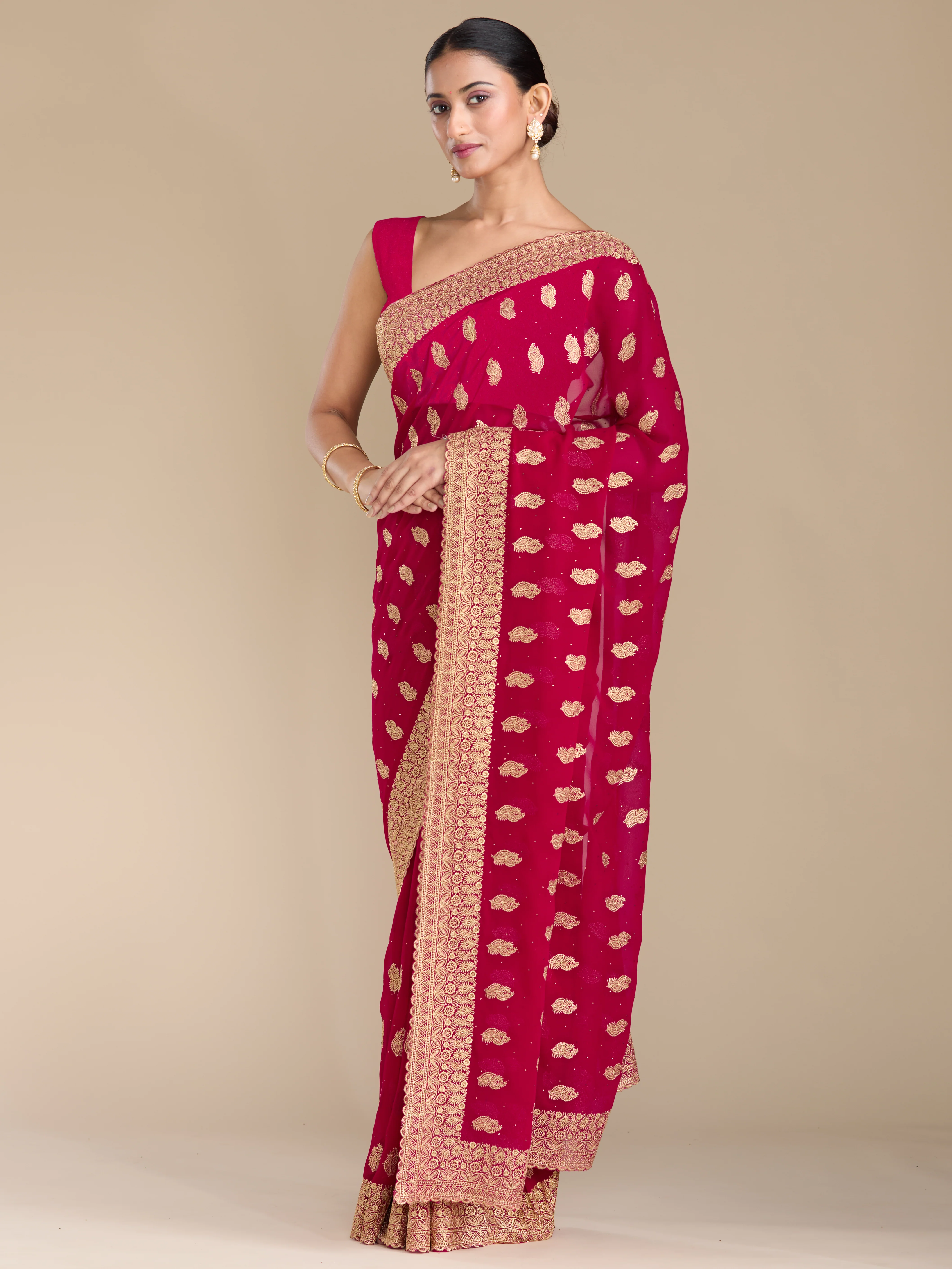 Prisha - Maroon - Image 4