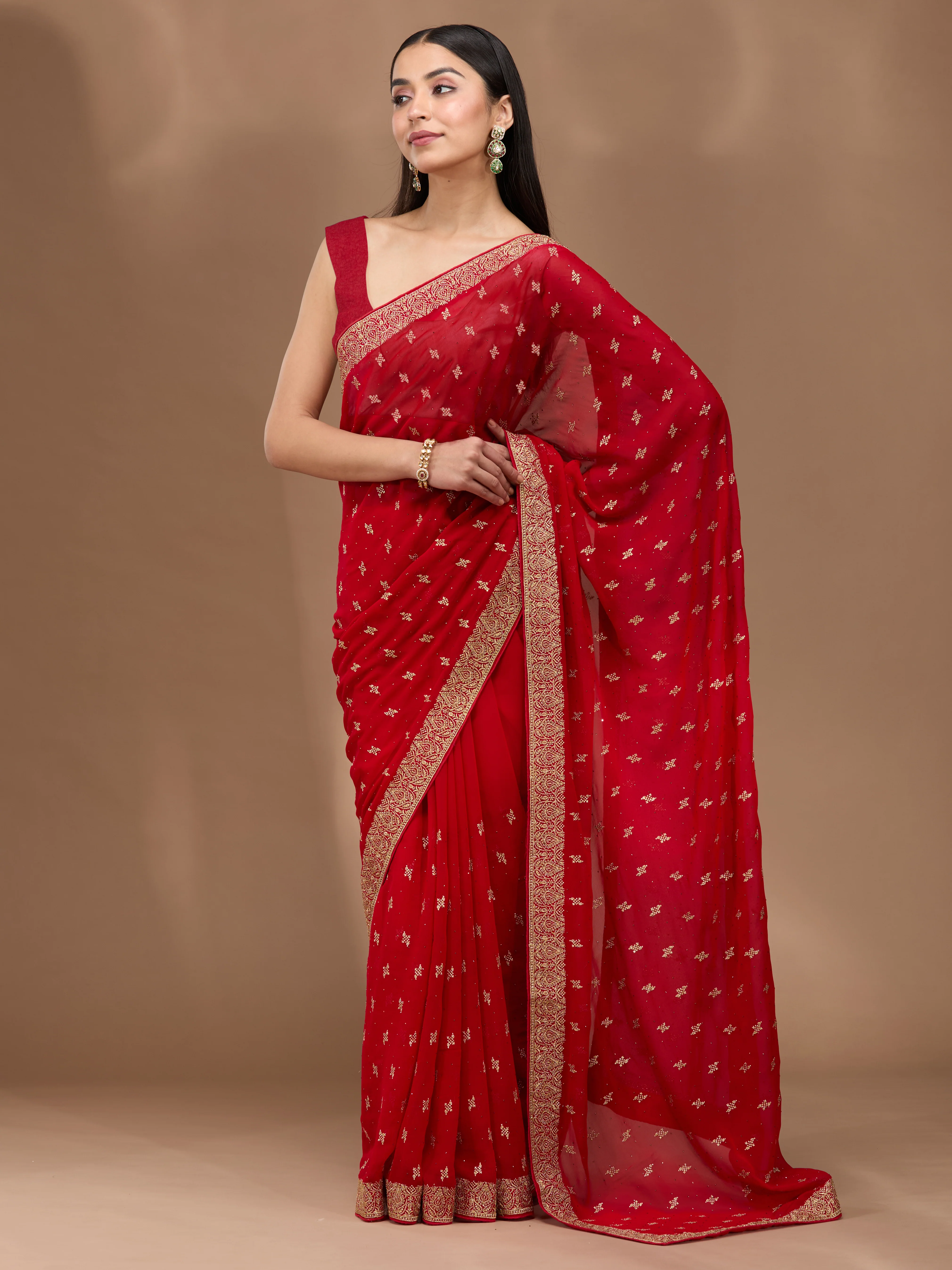 Vrinda - Red - Image 4