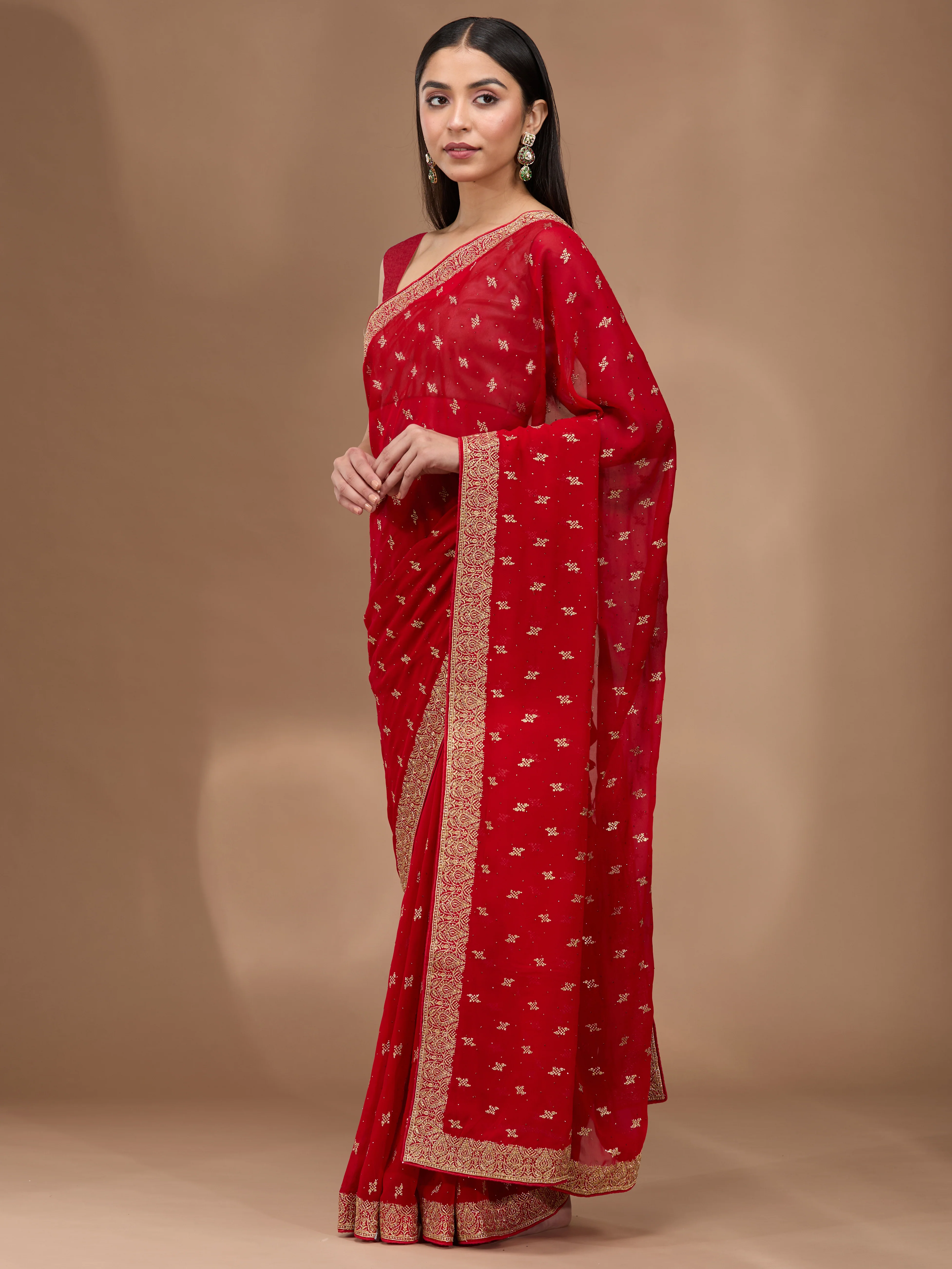 Vrinda - Red - Image 5