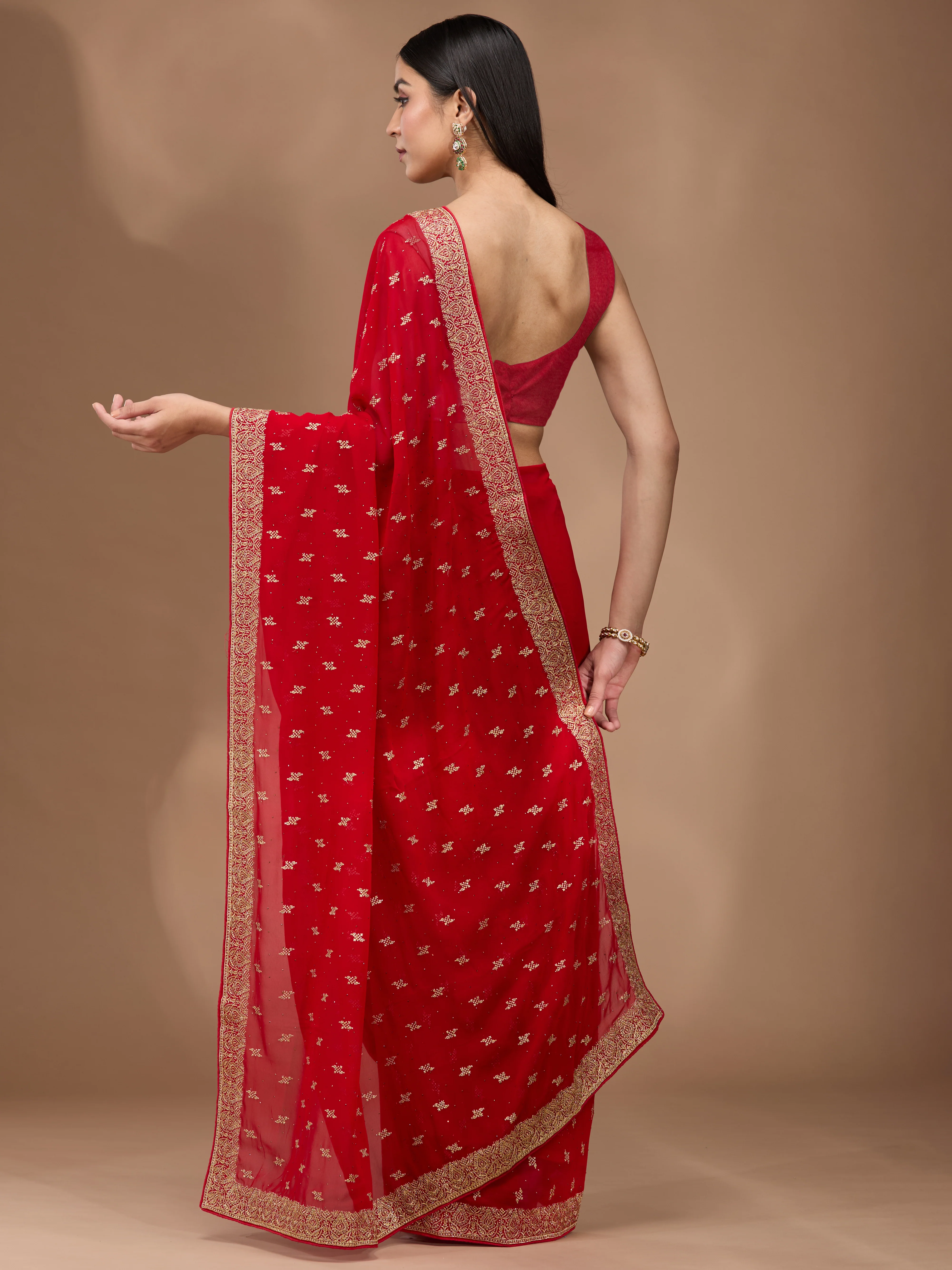 Vrinda - Red - Image 6